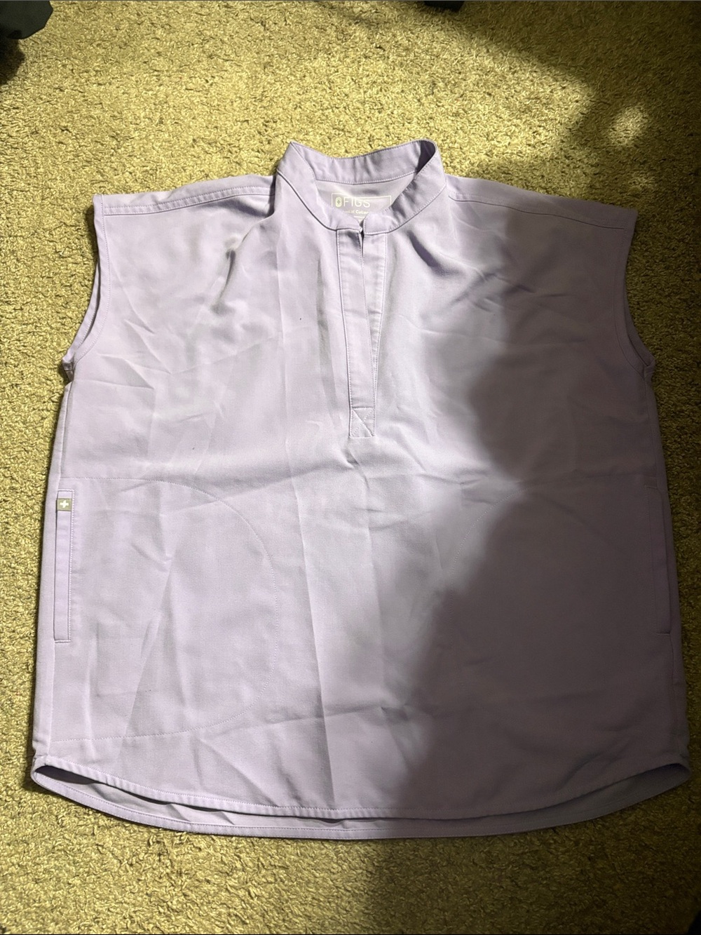 Figs Rafaela Scrub Top in Purple Size Medium